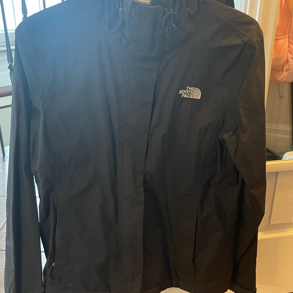 The North Face Black Raincoat